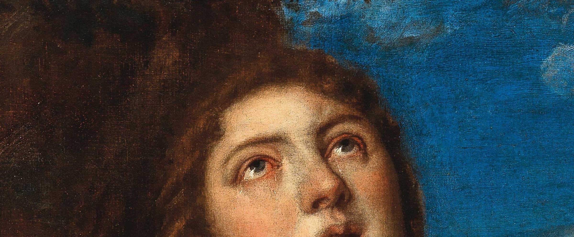Detail of the eyes from Titian's Penitent Magdalene